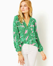 Load image into Gallery viewer, Elsa Silk Top - Conch Shell Pink Lets Go Bananas
