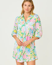 Load image into Gallery viewer, Natalie Shirtdress Cover-Up - Multi Lilly Garden