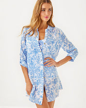 Load image into Gallery viewer, Natalie Shirtdress Cover-Up - Resort White Tall Tales