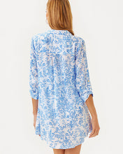 Load image into Gallery viewer, Natalie Shirtdress Cover-Up - Resort White Tall Tales