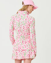 Load image into Gallery viewer, UPF 50+ Luxletic Justine Pullover - Conch Shell Pink Lil Sunny Daisies