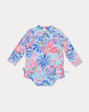 Load image into Gallery viewer, UPF 50+ Idella Infant Swimsuit - Multi Elephant Splash