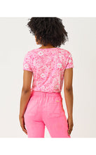 Load image into Gallery viewer, Etta Scoopneck Top - Conch Shell Pink Burst Of Joy