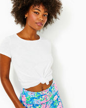 Load image into Gallery viewer, Etta Scoop Neck Top - Resort White