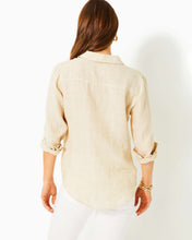 Load image into Gallery viewer, Sea View Linen Button Down Top - Sand Bar X Resort White