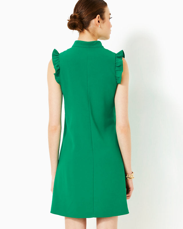 Adalee Shift Dress Fiddle Leaf Green - Main Image