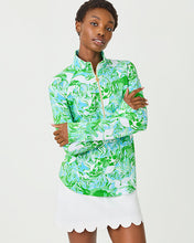 Load image into Gallery viewer, UPF 50+ Skipper Popover - Capri Blue Galloping Gals