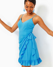 Load image into Gallery viewer, Alisa Wrap Dress - Lunar Blue