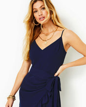 Load image into Gallery viewer, Alisa Wrap Dress - True Navy