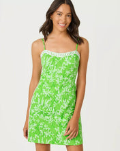 Load image into Gallery viewer, Shelli Stretch Dress - Crocodile Green