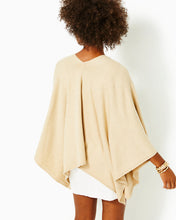 Load image into Gallery viewer, Terri Sweater Wrap - Heathered Sand Bar Metallic