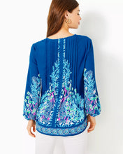 Load image into Gallery viewer, Marilina Tunic Top - Barton Blue Seacret Escape Engineered Tunic