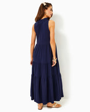 Load image into Gallery viewer, Malone Cotton Maxi Dress - True Navy