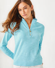 Load image into Gallery viewer, Luxletic Ashlee Half-Zip Pullover - Fresh Water Blue
