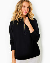 Load image into Gallery viewer, Luxletic Ashlee Half-Zip Pullover - Noir