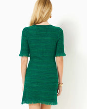 Load image into Gallery viewer, Beckington Sweater Dress - Fiddle Leaf Green Metallic Marl