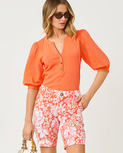 Load image into Gallery viewer, 9" Natia Knit Short - Sunset Orange Budding Romance