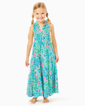 Load image into Gallery viewer, Girls Mini Malone Maxi Dress - Soleil Pink Good Hare Day
