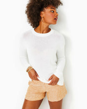 Load image into Gallery viewer, Bayport Cotton Crew Sweater - Resort White