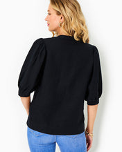 Load image into Gallery viewer, Mialeigh Linen Top - Noir X Noir