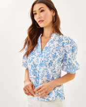 Load image into Gallery viewer, Mialeigh Linen Top - Resort White Tall Tales