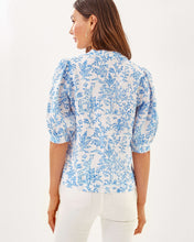 Load image into Gallery viewer, Mialeigh Linen Top - Resort White Tall Tales