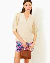 Load image into Gallery viewer, Mialeigh Linen Top - Sand Bar X Resort White