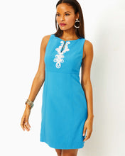 Load image into Gallery viewer, Trini Viscose Shift Dress - Lunar Blue