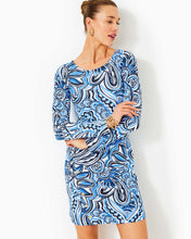 Load image into Gallery viewer, UPF 50+ Maddox Straight Dress - Resort White Give It A Whirl