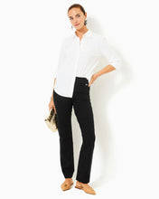 Load image into Gallery viewer, 32" Declynn High Rise Straight Leg Pant - Noir