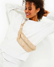 Load image into Gallery viewer, Quilted Leather Kenton Belt Bag - Gold Metallic