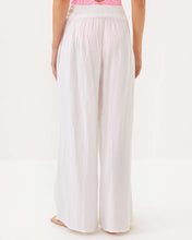 Load image into Gallery viewer, 30" Enzo Cotton Cover-Up Pant - Resort White