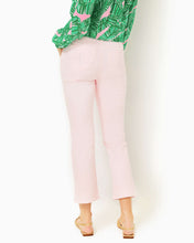 Load image into Gallery viewer, 27" Annet High Rise Crop Flare Pant - Misty Pink