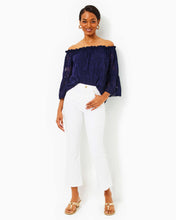 Load image into Gallery viewer, 27" Annet High Rise Crop Flare Pant - Resort White