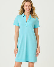 Load image into Gallery viewer, UPF 50+ Dune Dress - Heathered Capri Blue