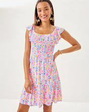 Load image into Gallery viewer, Jilly Smocked Dress - Multi Summer Serenade