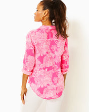 Load image into Gallery viewer, Sea View Button Down Top - Roxie Pink Pb Anniversary Toile