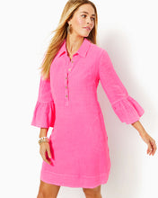 Load image into Gallery viewer, Jazmyn Linen Tunic Dress - Roxie Pink