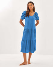 Load image into Gallery viewer, Zemini Maxi Dress Cover-Up - Sunwashed Blue