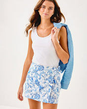 Load image into Gallery viewer, Alysia Mini Skort - Resort White Barefoot Beachcombers