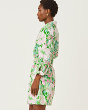 Load image into Gallery viewer, Abralynn Linen Shirtdress - Putting Green Poppyland