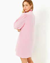Load image into Gallery viewer, Mialeigh Linen Dress - Conch Shell Pink X Resort White