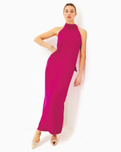Load image into Gallery viewer, Alaric Halter Maxi Dress - Mystique Pink