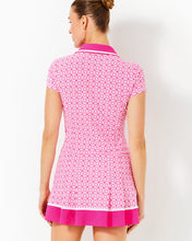 Load image into Gallery viewer, UPF 50+ Luxletic Jessamy Dress - Passion Fruit Pink X Resort White Butterfly Pattern