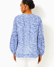 Load image into Gallery viewer, Laurelie Top - Martinique Blue Zee Bebe