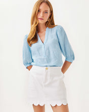 Load image into Gallery viewer, Colette Denim Skort - Resort White