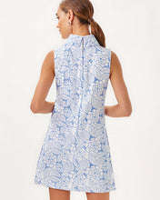Load image into Gallery viewer, Zander Sleeveless Romper - Sunwashed Blue Sunshowers Embroidery
