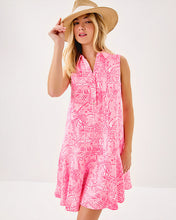 Load image into Gallery viewer, Ellowyn Linen Dress - Conch Shell Pink Pennys Playground