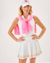 Load image into Gallery viewer, Luxletic 15" Cosmina High Rise Pleated Skort - Resort White