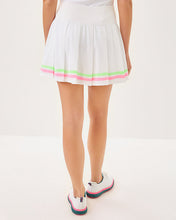 Load image into Gallery viewer, Luxletic 15" Cosmina High Rise Pleated Skort - Resort White